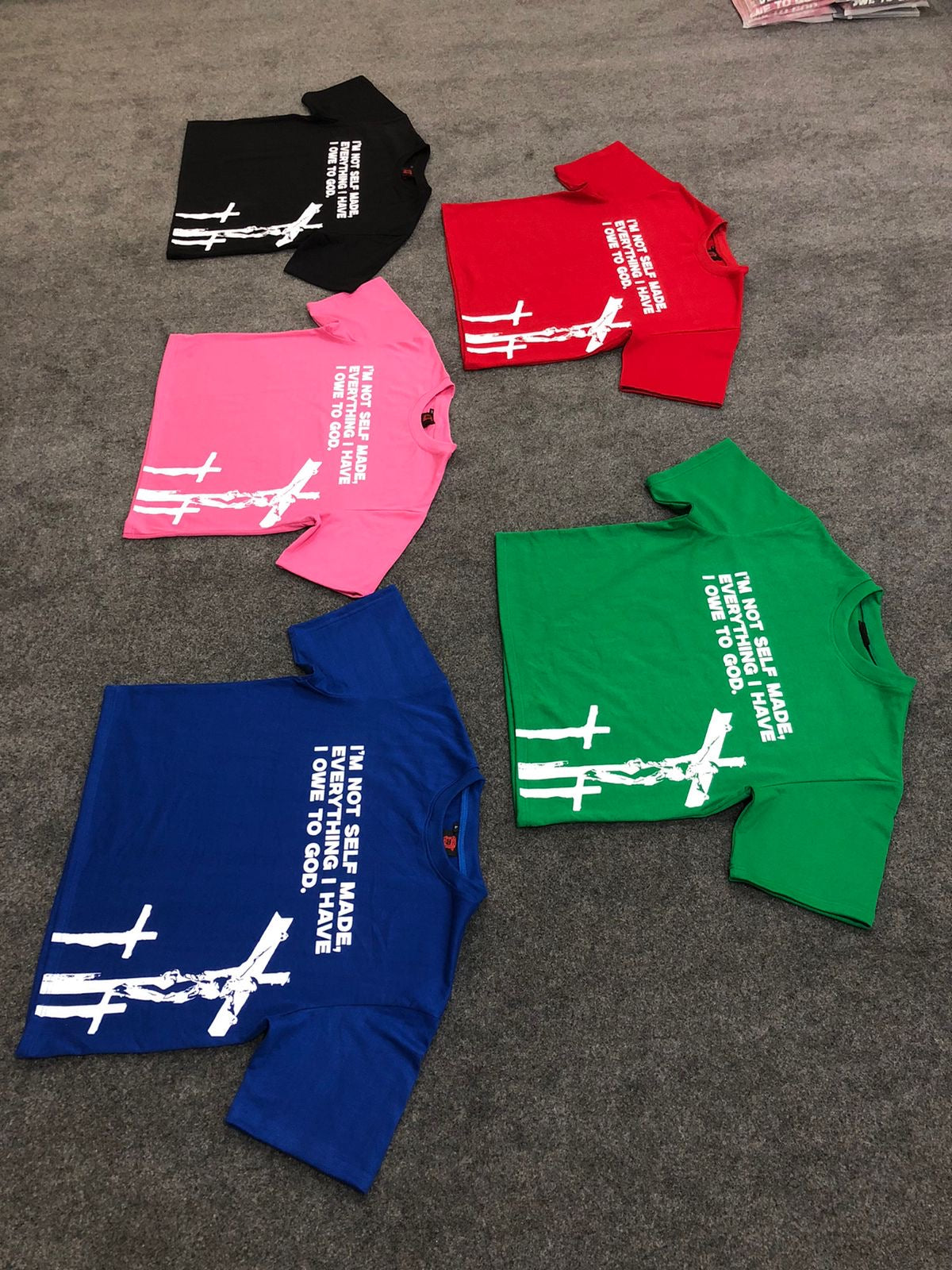 “NOT SELF MADE” TEE