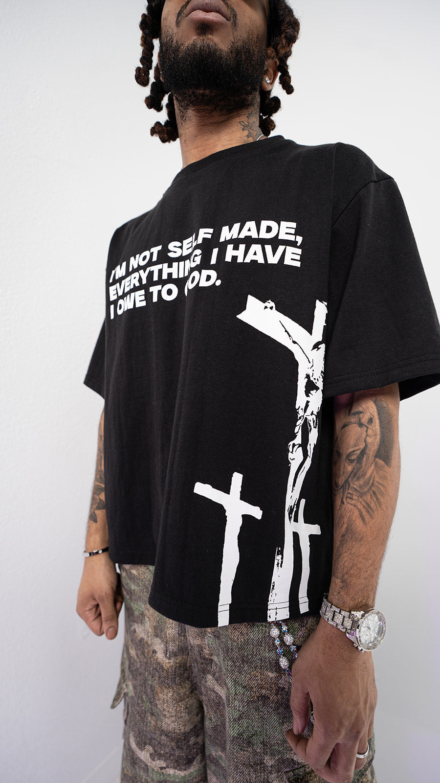 “NOT SELF MADE” TEE