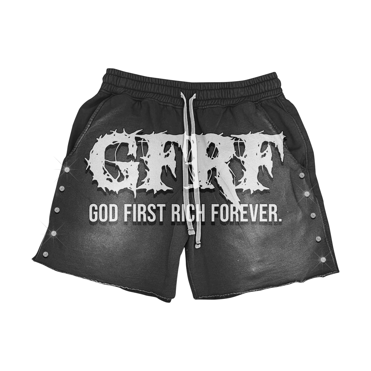 GFRF RHINESTONE SHORTS