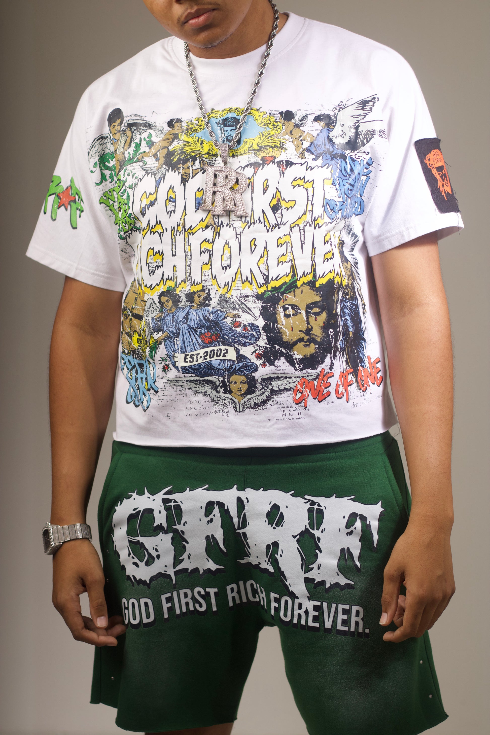 GFRF RHINESTONE SHORTS